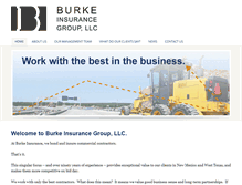 Tablet Screenshot of burke-insurance.com